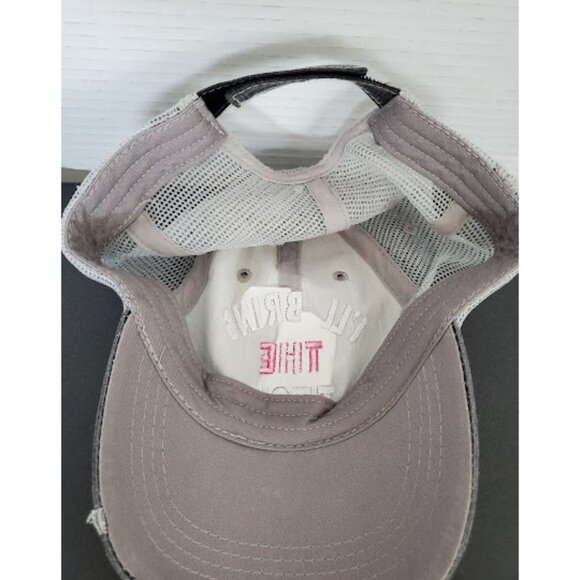 Unisex Distressed Trucker Hat " I'LL BRING THE TITO'S " Adjustable Ball Cap - Picture 7 of 8